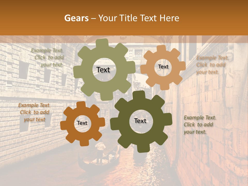 Venice On The Water PowerPoint Template