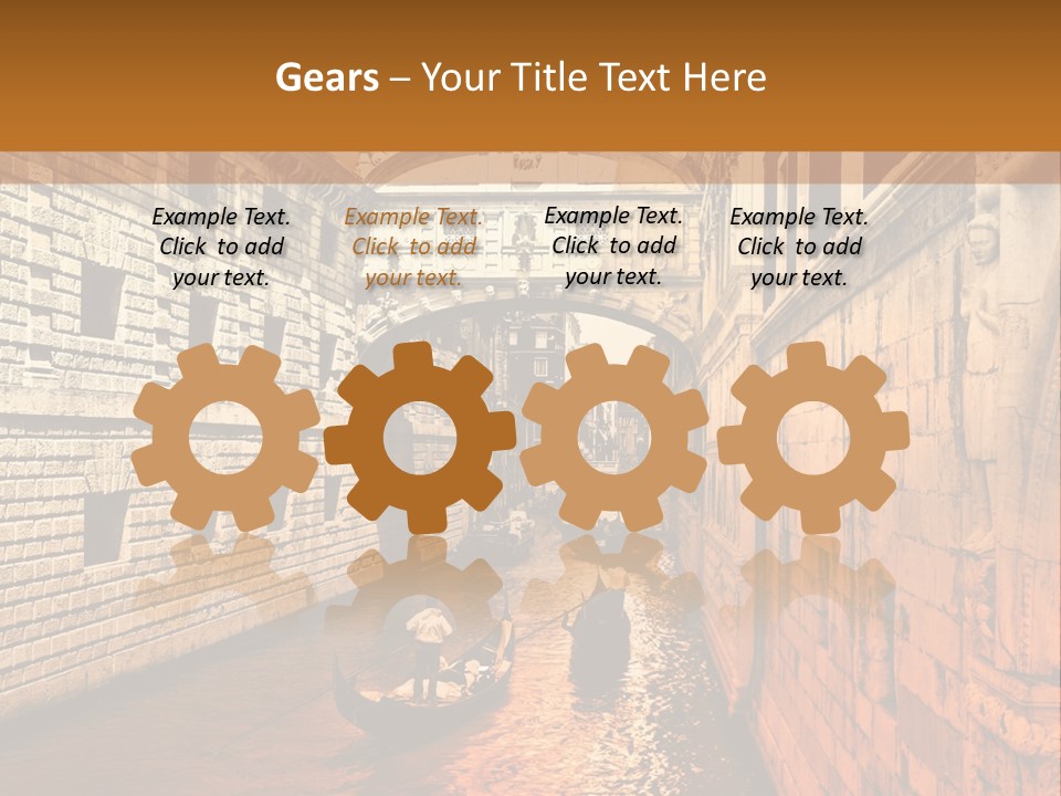 Venice On The Water PowerPoint Template