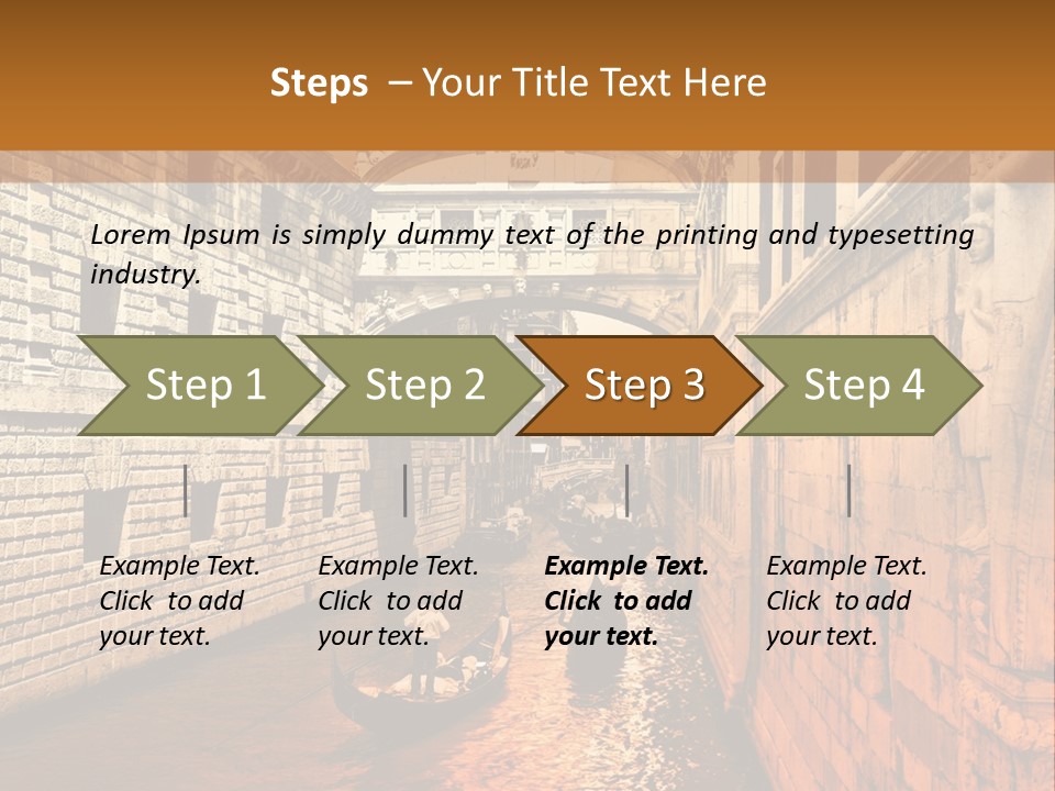 Venice On The Water PowerPoint Template
