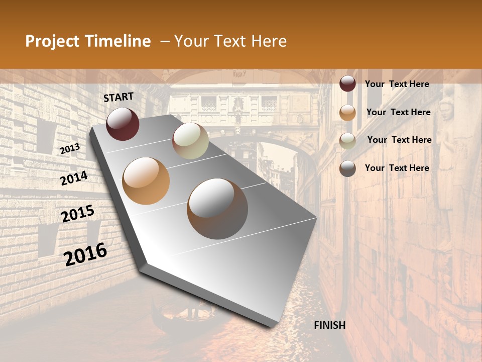 Venice On The Water PowerPoint Template