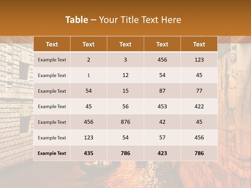 Venice On The Water PowerPoint Template