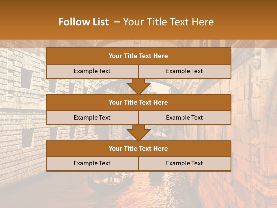 Venice On The Water PowerPoint Template