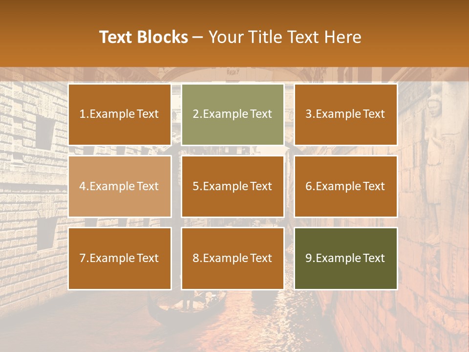 Venice On The Water PowerPoint Template