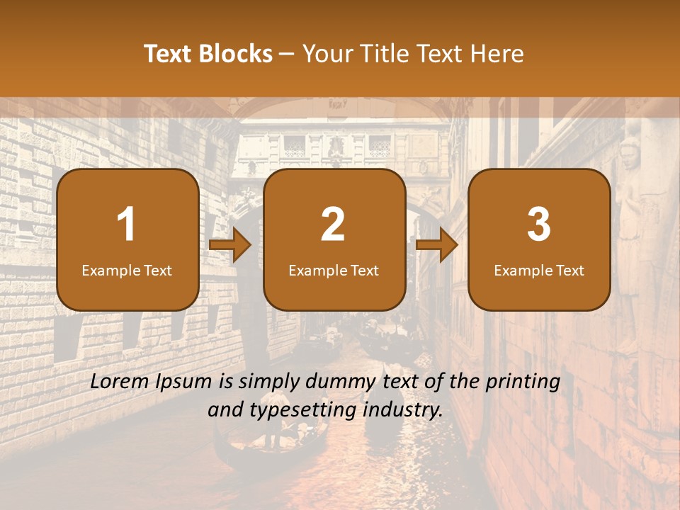 Venice On The Water PowerPoint Template