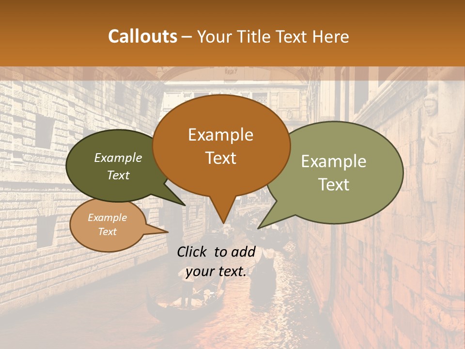 Venice On The Water PowerPoint Template