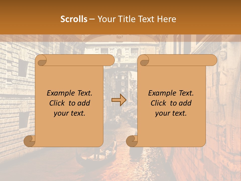 Venice On The Water PowerPoint Template