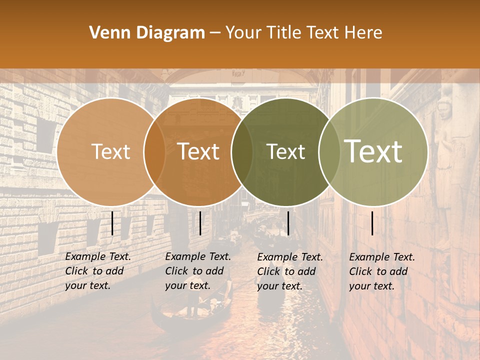 Venice On The Water PowerPoint Template