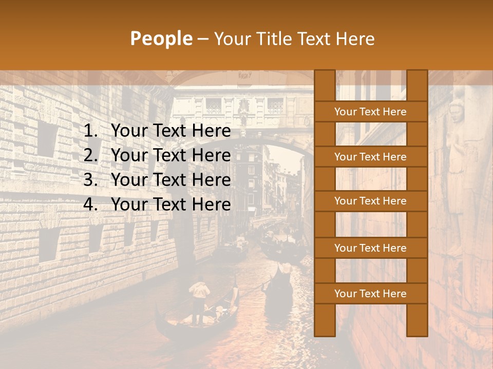 Venice On The Water PowerPoint Template