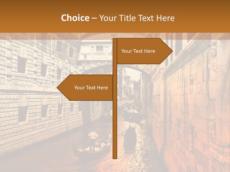 Venice On The Water PowerPoint Template