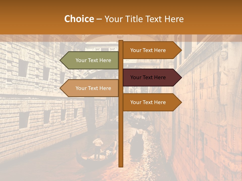 Venice On The Water PowerPoint Template