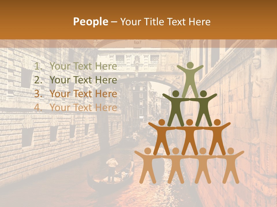 Venice On The Water PowerPoint Template