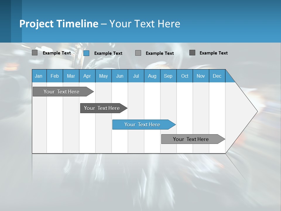 Motorcycle At Speeds PowerPoint Template