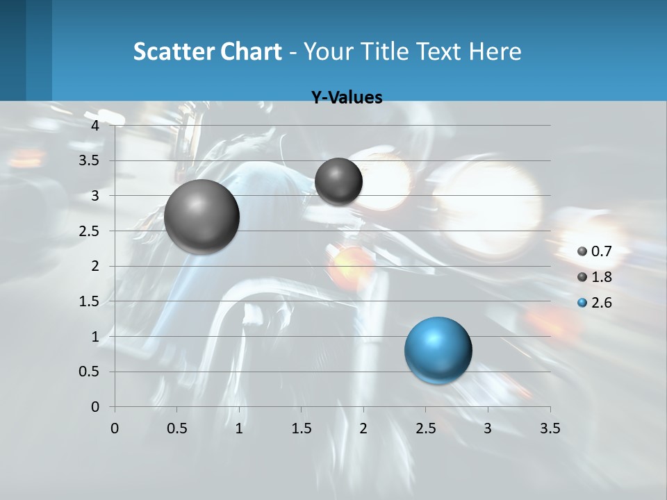 Motorcycle At Speeds PowerPoint Template