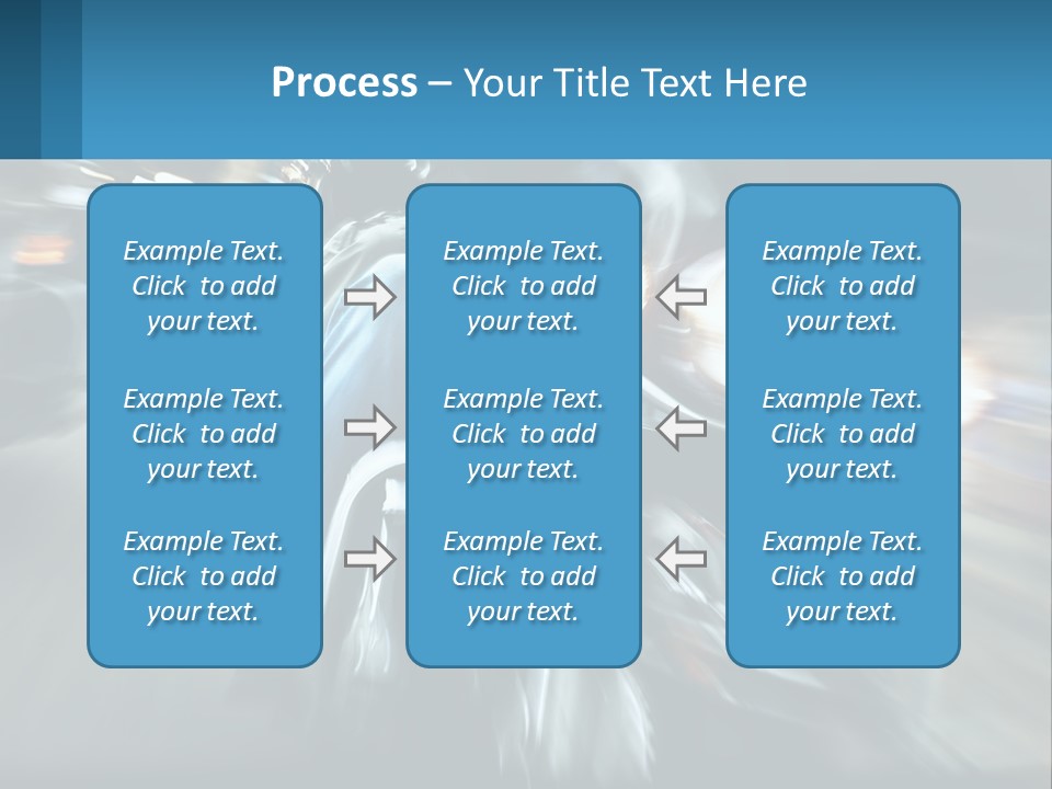 Motorcycle At Speeds PowerPoint Template