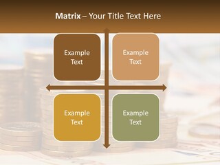Money. Euro Coins PowerPoint Template