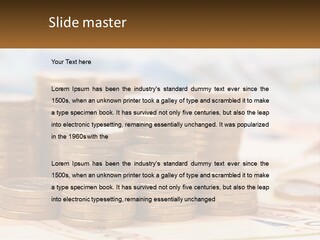 Money. Euro Coins PowerPoint Template