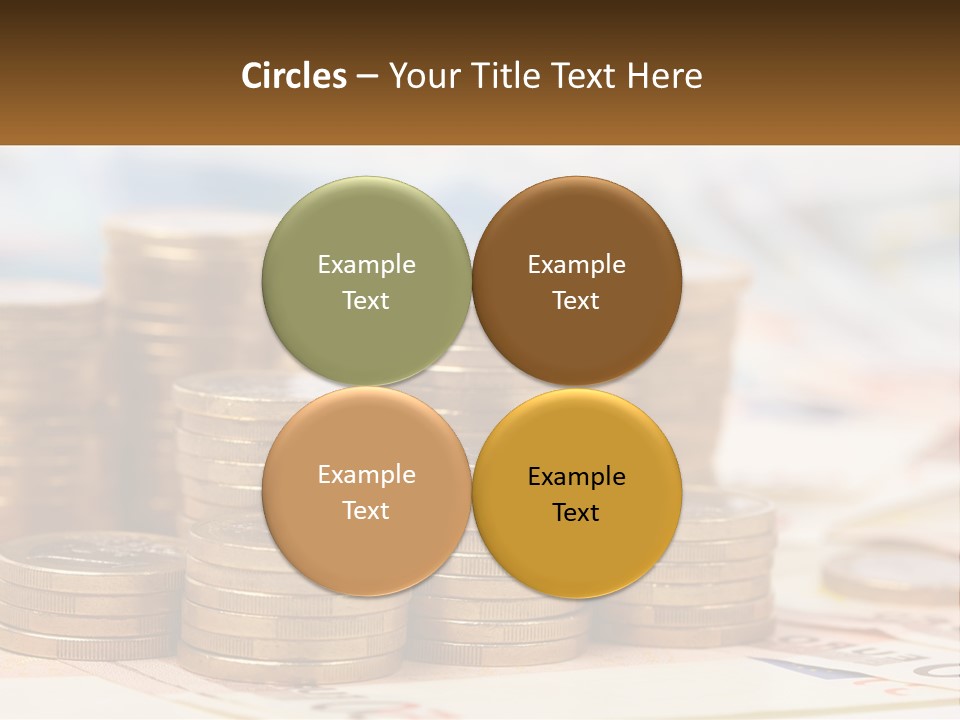 Money. Euro Coins PowerPoint Template
