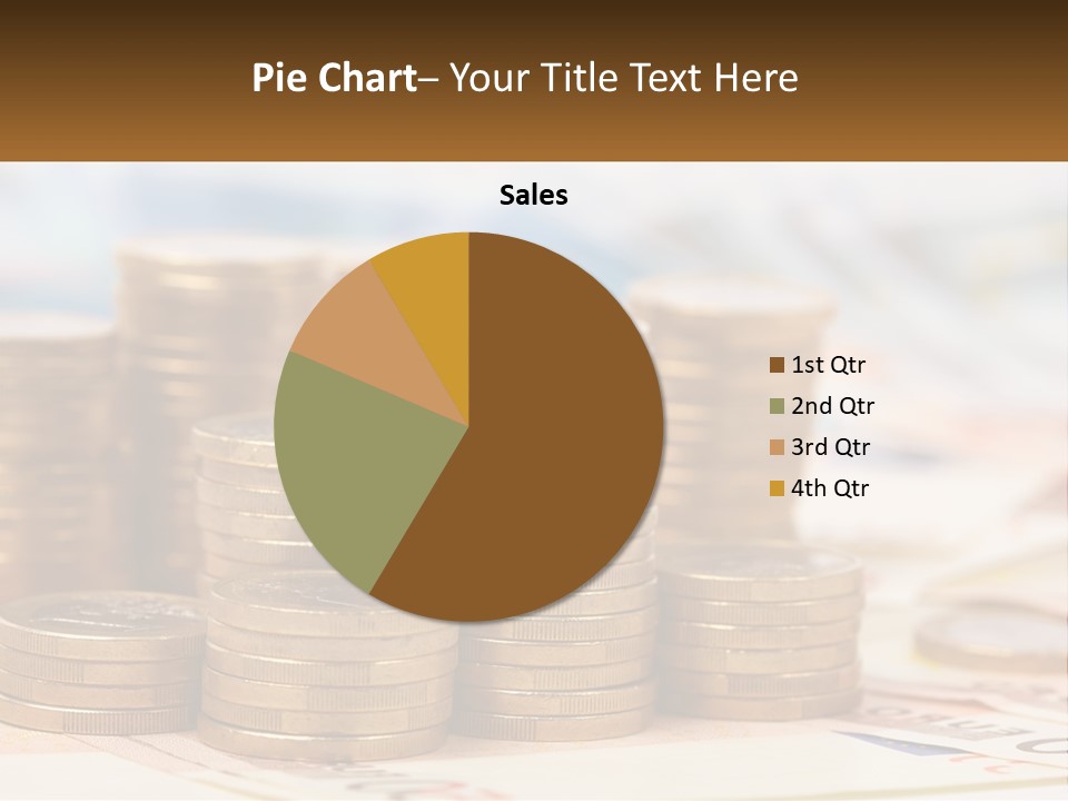 Money. Euro Coins PowerPoint Template