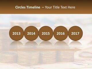 Money. Euro Coins PowerPoint Template