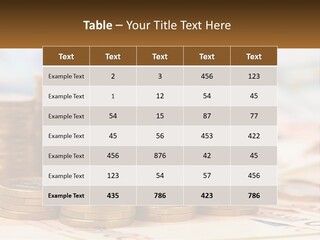 Money. Euro Coins PowerPoint Template