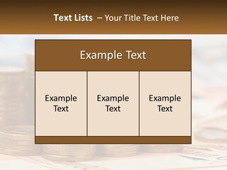 Money. Euro Coins PowerPoint Template