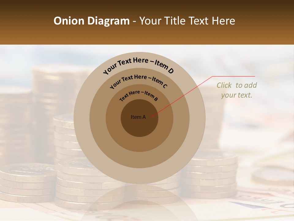 Money. Euro Coins PowerPoint Template