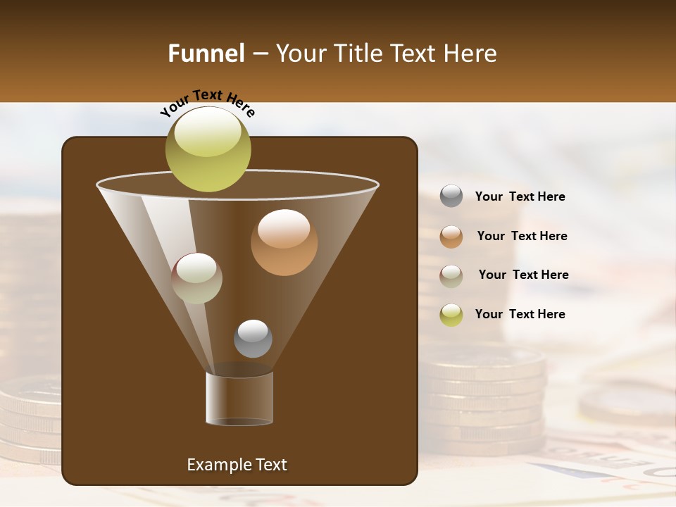 Money. Euro Coins PowerPoint Template