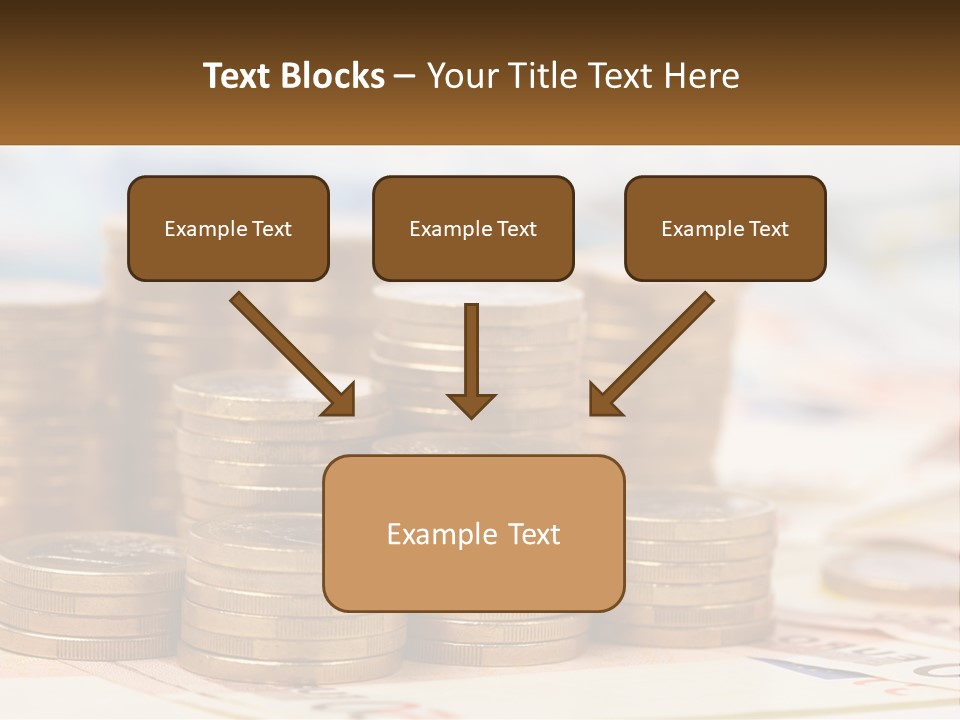 Money. Euro Coins PowerPoint Template