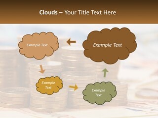 Money. Euro Coins PowerPoint Template
