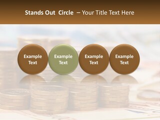 Money. Euro Coins PowerPoint Template