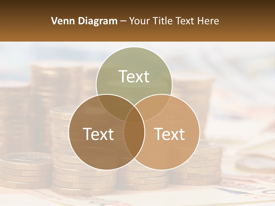 Money. Euro Coins PowerPoint Template