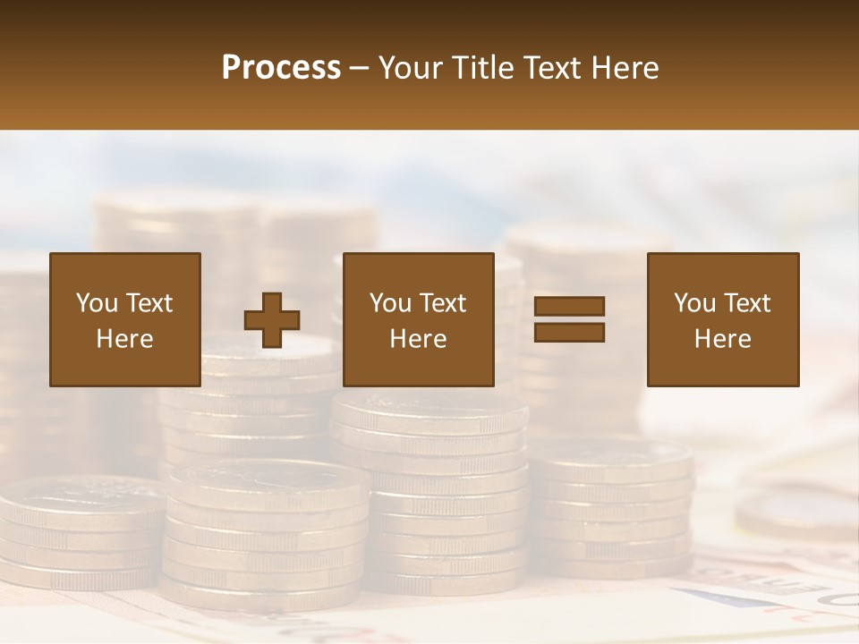 Money. Euro Coins PowerPoint Template