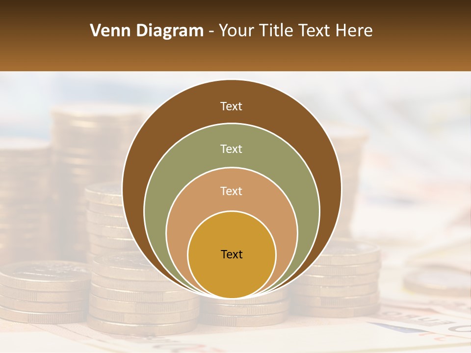 Money. Euro Coins PowerPoint Template