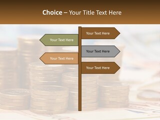 Money. Euro Coins PowerPoint Template