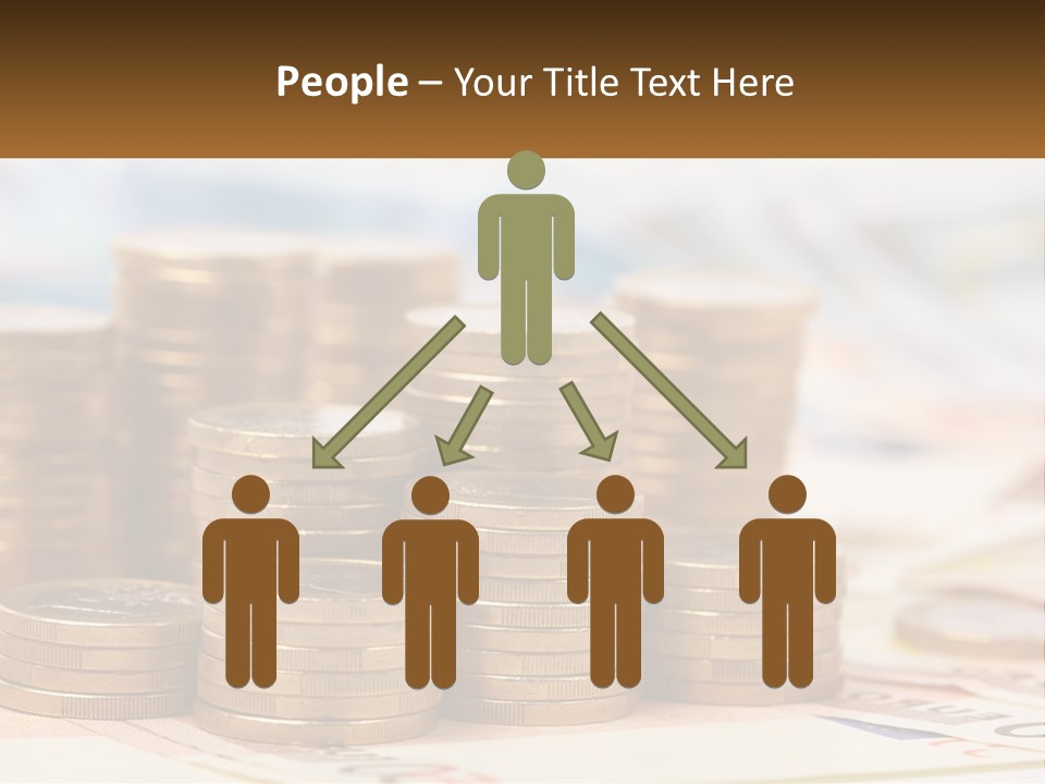 Money. Euro Coins PowerPoint Template