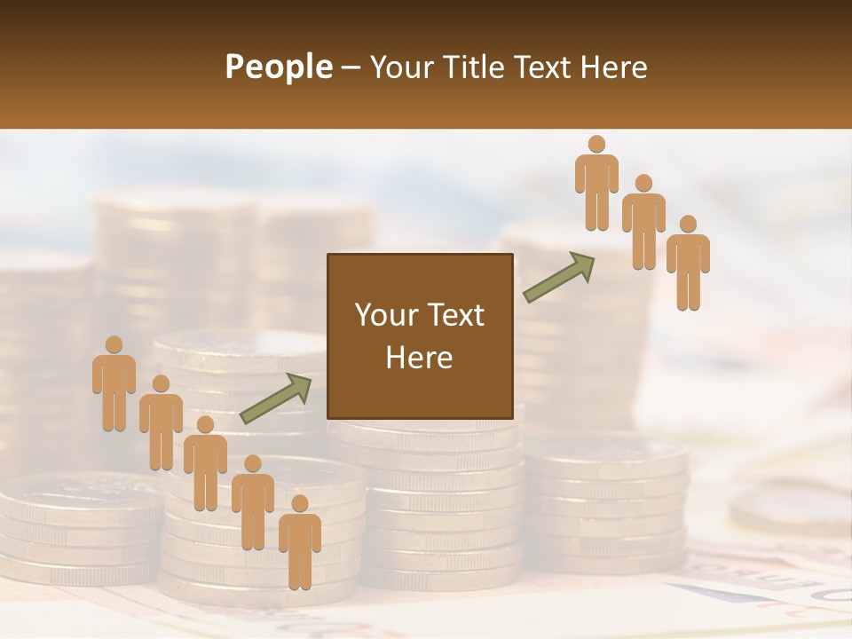 Money. Euro Coins PowerPoint Template