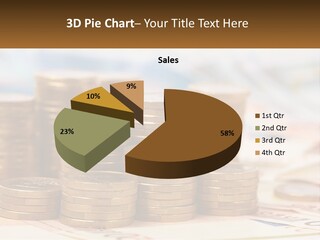 Money. Euro Coins PowerPoint Template