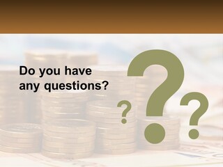 Money. Euro Coins PowerPoint Template