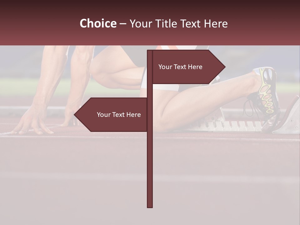 Cross Start PowerPoint Template