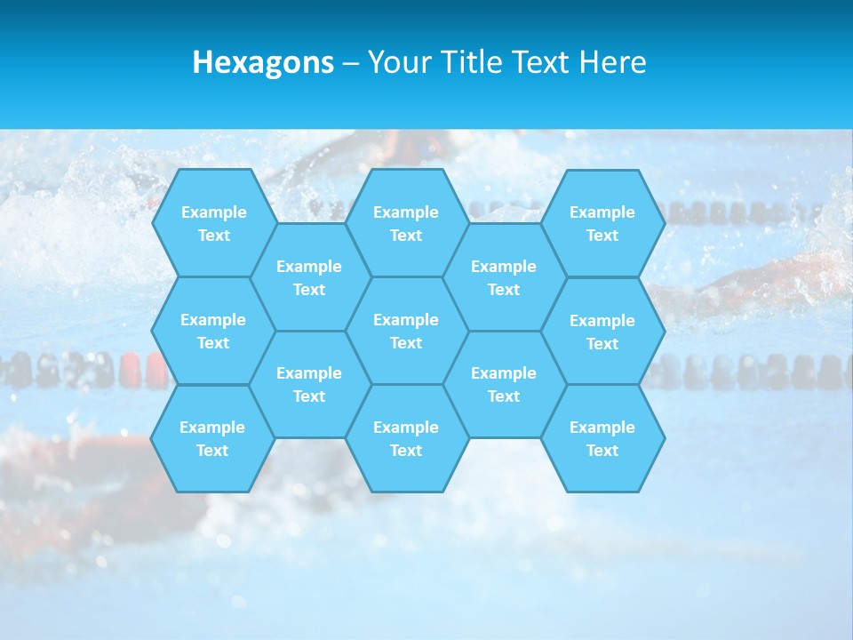 Swimming In The Pool PowerPoint Template