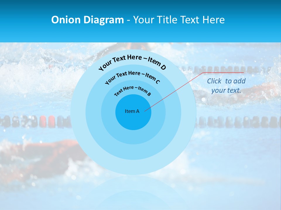 Swimming In The Pool PowerPoint Template