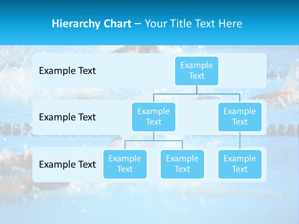 Swimming In The Pool PowerPoint Template