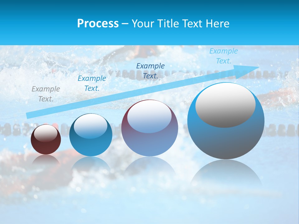 Swimming In The Pool PowerPoint Template