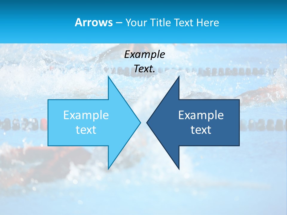 Swimming In The Pool PowerPoint Template