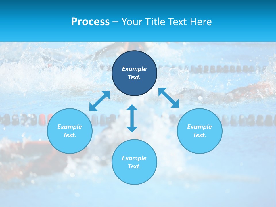 Swimming In The Pool PowerPoint Template