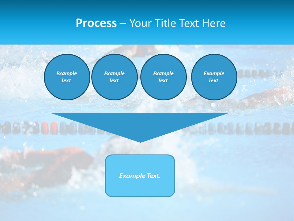 Swimming In The Pool PowerPoint Template