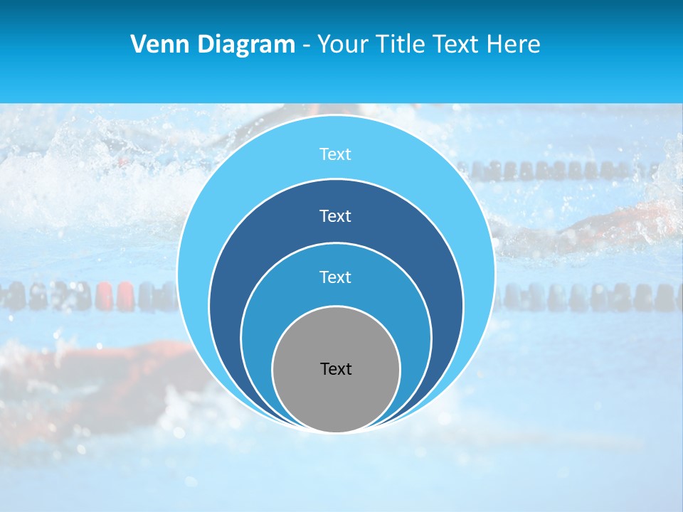 Swimming In The Pool PowerPoint Template