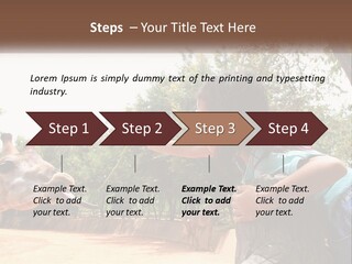 Girl Feeding A Giraffe PowerPoint Template