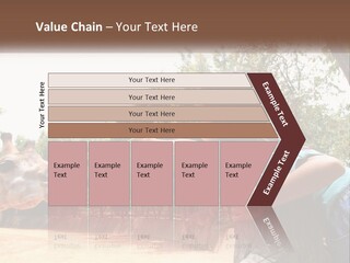 Girl Feeding A Giraffe PowerPoint Template