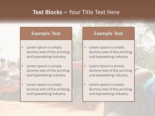 Girl Feeding A Giraffe PowerPoint Template